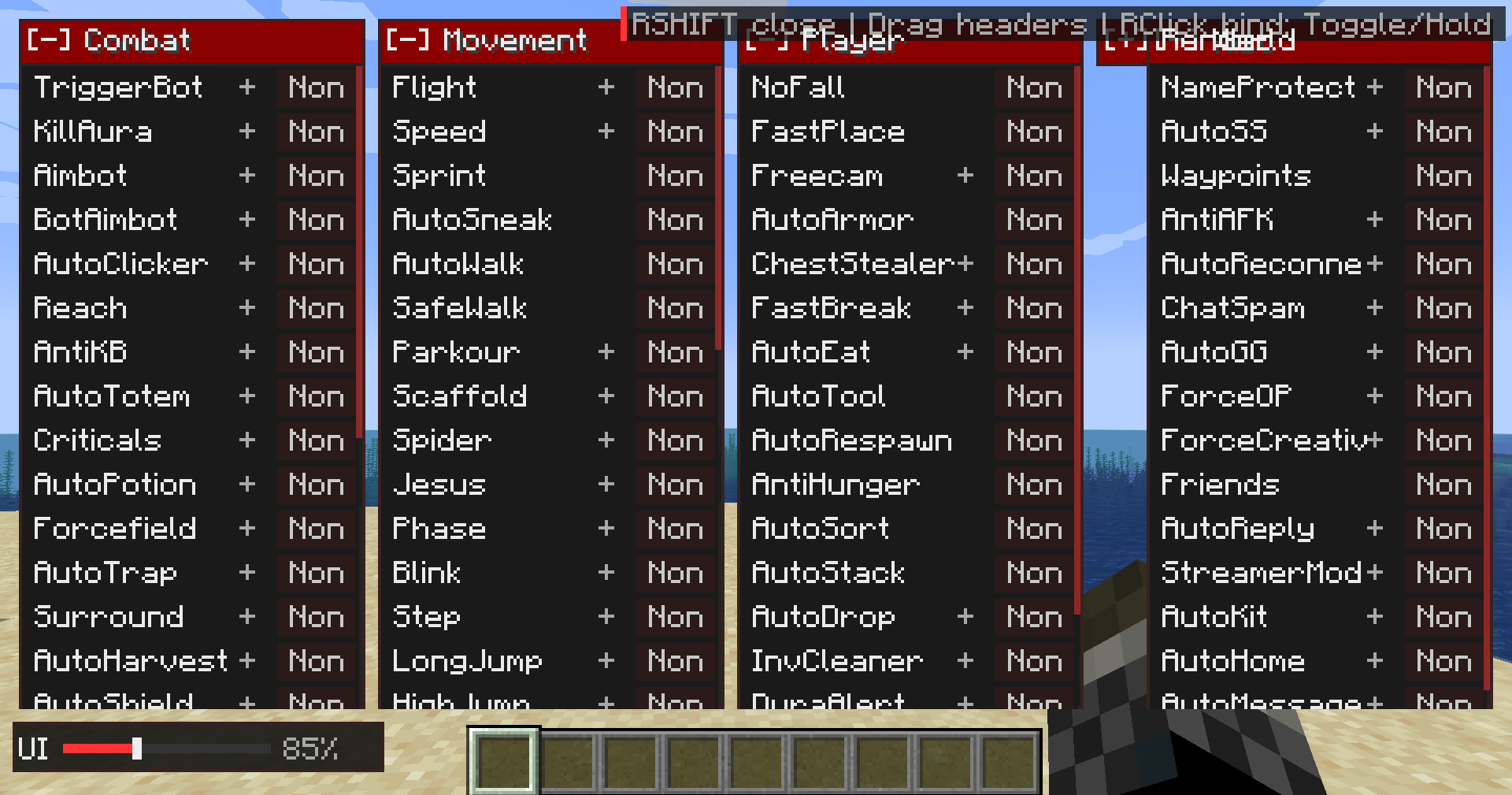 Cortex – Advanced Utility Client (Fabric 1.20.4)