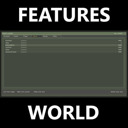 Cortex Classic – Advanced Utility Client (Forge 1.12.2)
