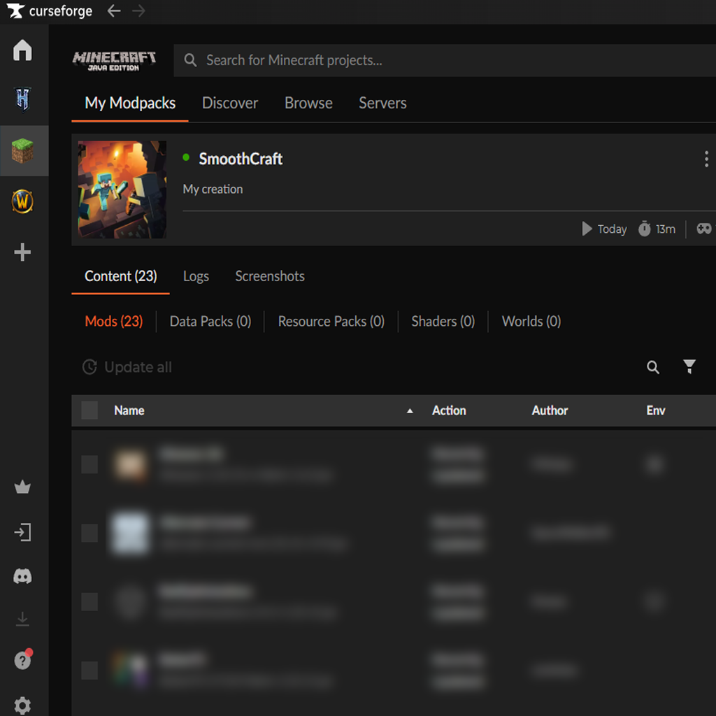 SmoothCraft – Pro FPS Performance Setup for Minecraft (Fabric 1.21.11)