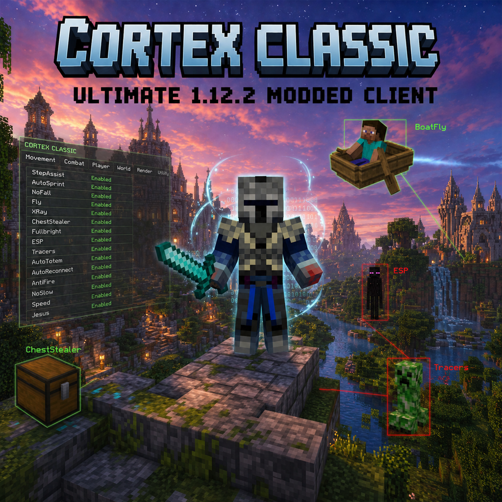 Cortex Classic – Advanced Utility Client (Forge 1.12.2)